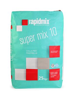 Stucco Rapidmix Sacchetto Super Mix 10 Bianco Kg.25