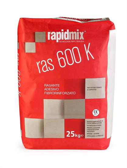 Rasante Rapidmix Sacchetto Ras 600 K Grigio Fine Kg.25