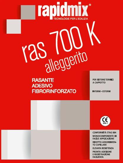 Rasante Rapidmix Sacchetto Ras 700 K Bianco Eps Light Kg.20