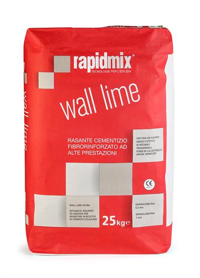 Rasante Rapidmix Sacchetto Wall Lime Bianco Fine Kg.25