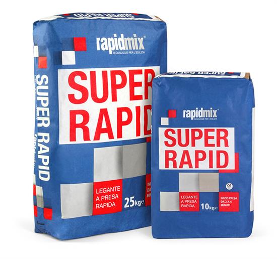 Cemento Rapidmix  Sacchetto Super Rapid da 25 Kg