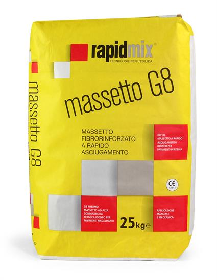 Sottofondo Rapidmix Sacchetto G8 T.U. Massetto Kg.25