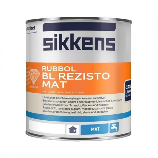 Rubbol Bl Rezisto Mat Bianco 1 LT